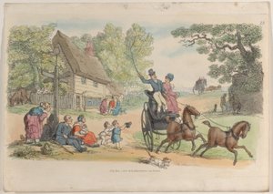 Planche 13, du Monde en Miniature, 1816 - Thomas Rowlandson