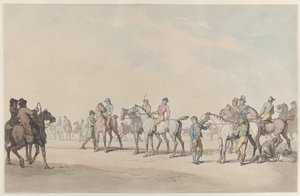 Se préparer pour la course - Thomas Rowlandson