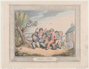 École privée, 10 mai 1802 - Thomas Rowlandson