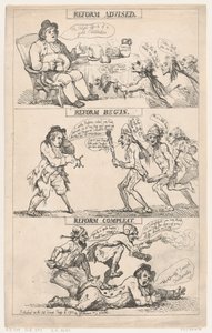 Réforme recommandée, réforme engagée, réforme achevée - Thomas Rowlandson