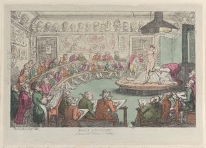 Académie royale, Somerset House, Londres - Thomas Rowlandson