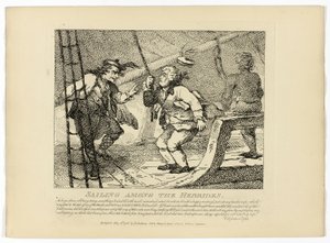Sailing Among the Hebrides, extrait du Tour des Hébrides de Boswell - Thomas Rowlandson