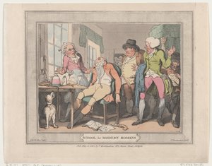 École pour Romains modernes, 10 mai 1802 - Thomas Rowlandson