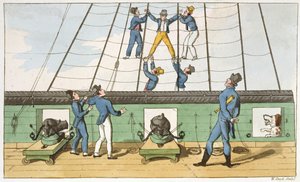 Saisi dans le gréement, planche de 