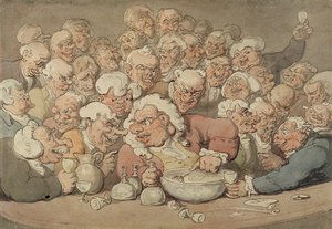 Servir du punch - Thomas Rowlandson