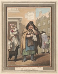 Ensemble de huit (3) : Cris de Londres - Thomas Rowlandson