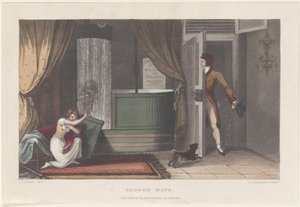 Douche, des Esquisses Poétiques de Scarborough, 1813 - Thomas Rowlandson