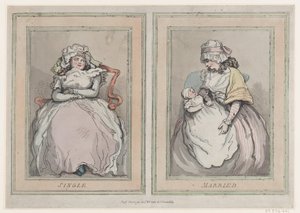Célibataire et marié - Thomas Rowlandson