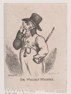 Sir Whisky Whiffle, avril 1808 - Thomas Rowlandson