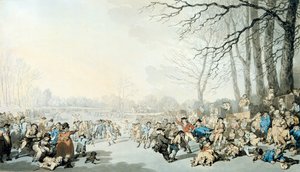 Patineurs sur la Serpentine - Thomas Rowlandson