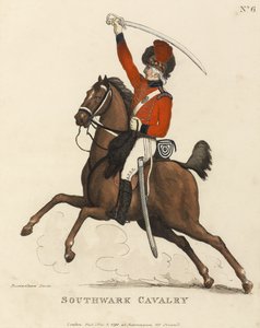 Cavalerie de Southwark, vers 1799 - Thomas Rowlandson