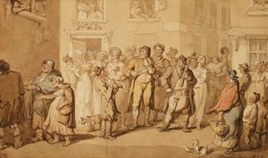 Musiciens de rue, 1823
