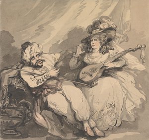 Le Turc amoureux - Thomas Rowlandson
