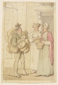Le Vendeur de Paniers - Thomas Rowlandson