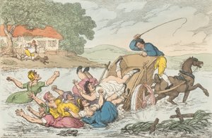 Le charretier et les gitans - Thomas Rowlandson