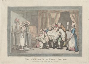 Les Conforts de la haute vie, 16 décembre 1794 - Thomas Rowlandson