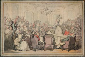 Le Concert. De Matthew Brambles Trip to Bath, c1780-1820 - Thomas Rowlandson