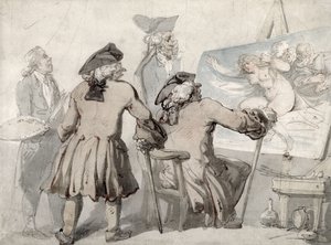 Les connaisseurs, c.1790 - Thomas Rowlandson