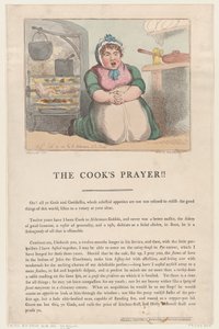 La Prière du Cuisinier !!, 15 septembre 1801 - Thomas Rowlandson