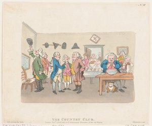 Le Country Club, 7 avril 1803 - Thomas Rowlandson