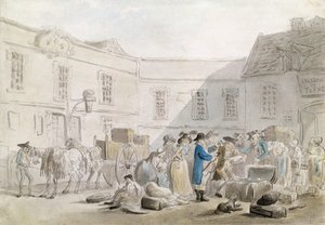 La douane à Boulogne - Thomas Rowlandson