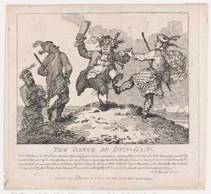 La Danse sur Dun-Can, Beautés pittoresques de Boswell, deuxième partie - Thomas Rowlandson