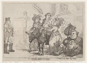 Le Départ, 29 avril 1784 - Thomas Rowlandson