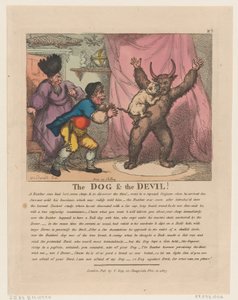 Le chien et le diable - Thomas Rowlandson