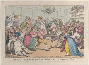 Le Magasin de Gig ou Faire du Vent à la Fête de Nell Hamilton, 16 février 1811