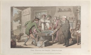 Les lunettes vertes, de Le Vicaire de Wakefield - Thomas Rowlandson