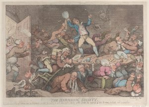 La Société Harmonique, 1810 - Thomas Rowlandson