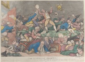 La Société Harmonique - Thomas Rowlandson