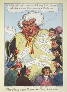 Le chef de famille de bonne humeur, pub. Thomas Tegg, 15 janvier 1809 - Thomas Rowlandson