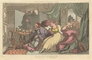 La lune de miel La danse de la mort anglaise, planche 13 - Thomas Rowlandson