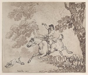 Le chasseur, 1785