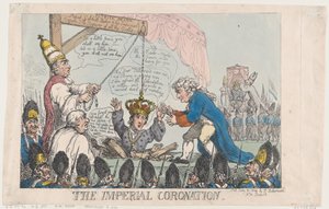 Le couronnement impérial, 31 juillet 1804 - Thomas Rowlandson