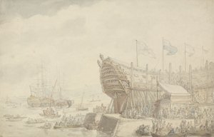Le lancement du H.M.S. 