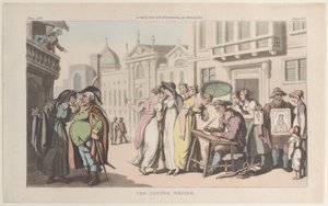 Le rédacteur de lettres, de Naples et la Campagna Felice : dans une série de lettres Ad..., 1er juin 1815 - Thomas Rowlandson
