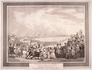 Les volontaires de la cavalerie légère de Londres et Westminster, 1798 - Thomas Rowlandson