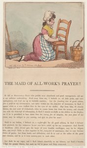 La prière de la bonne à tout faire !! - Thomas Rowlandson