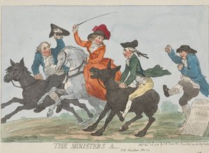 « Le cul du ministre » – Voir le « Gazetteer » – 11 novembre - Thomas Rowlandson