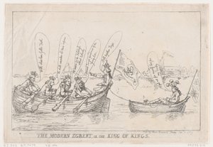 Le Moderne Egbert, ou Le Roi des Rois, 8 janvier 1789 - Thomas Rowlandson