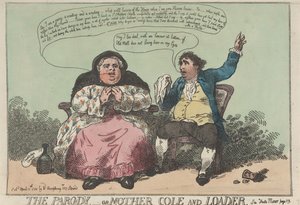 La parodie, ou Mère Cole et Leader - Thomas Rowlandson