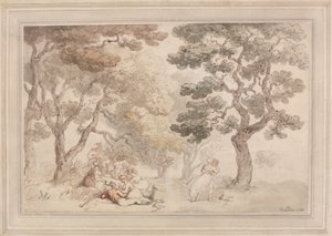 Le pique-nique - Thomas Rowlandson