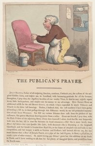 La prière du publicain, 20 septembre 1801 - Thomas Rowlandson