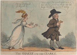 Le Quaker et le Clarke, 24 mai 1809 - Thomas Rowlandson