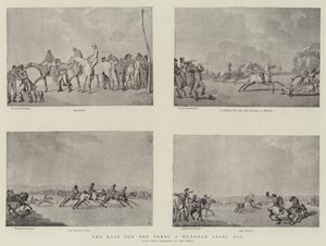 La Course pour le Derby il y a cent ans - Thomas Rowlandson