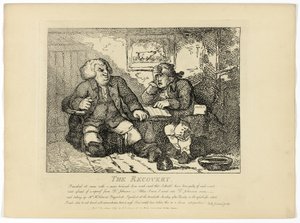 Le rétablissement, extrait du Tour des Hébrides de Boswell - Thomas Rowlandson