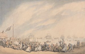 Le retour de la flotte à Great Yarmouth en 1797