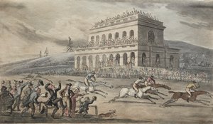 Le Révérend Dr. Syntax perd son argent sur le champ de course à York - Thomas Rowlandson